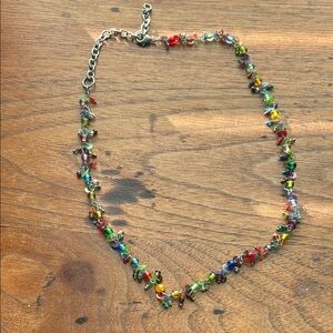Colorful beaded necklace